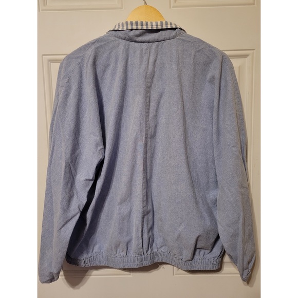 Lightweight denim windbreaker / bomber jacket - Picture 2 of 3